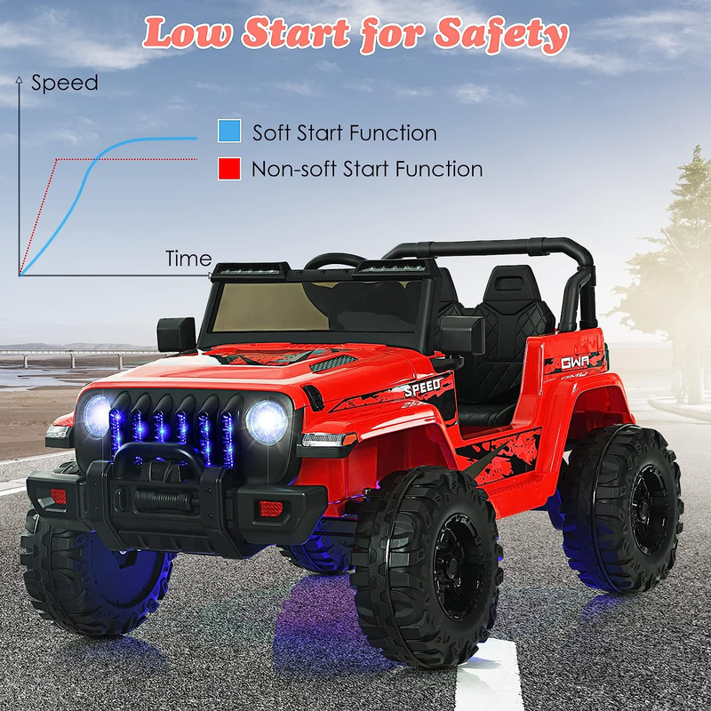 12V Electric Ride-On Truck with Remote Control for Kids