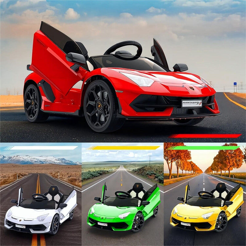 12V Electric Sports Car for Kids - Red Battery Powered Ride-On with Remote Control