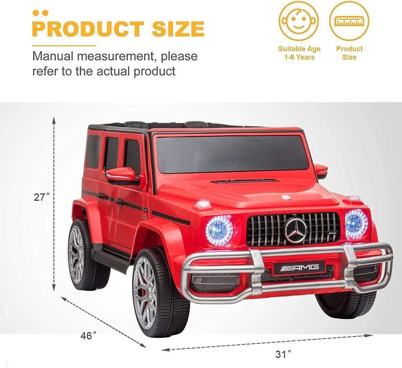 12V Electric SUV Style Ride On Car with Remote Control and Music for Off-Road Adventures