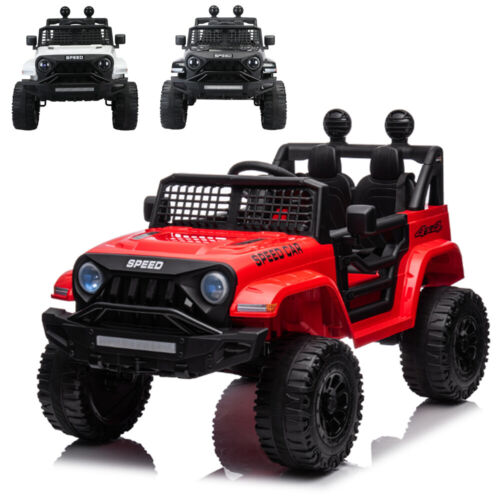 12V Electric Truck for Kids with Remote Control and LED Lights