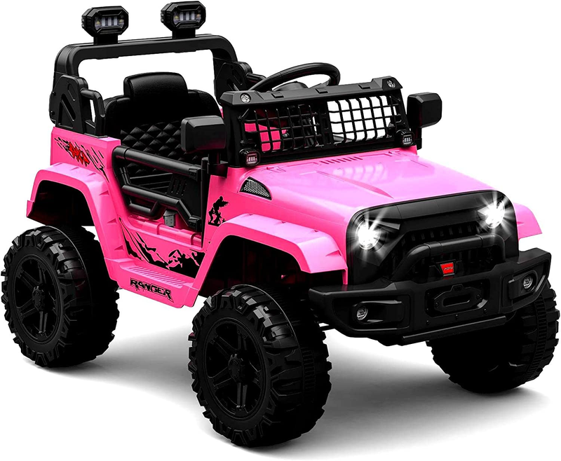 12V Electric Truck for Kids with Remote Control and Spring Suspension