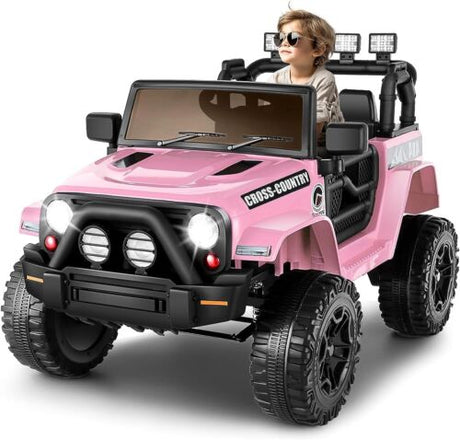 12V Electric Truck Toy for Kids with Spring Suspension & Remote Control