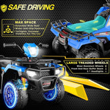 Electric 4-Wheeler ATV Quad for Kids with LED Lights, USB and MP3 Player - Suitable for Girls and Boys Aged 2-5 Years