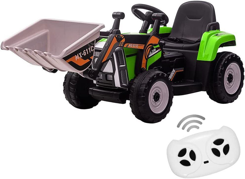 12V Excavator Ride-On Car with Remote Control and EVA Tires for Toddlers