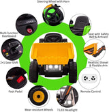 12V Excavator Ride-On Car with Remote Control and EVA Tires for Toddlers