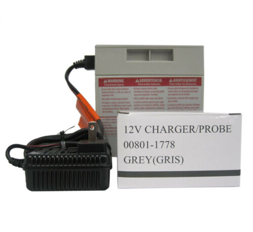 12V Gray Battery and Charger Combo for Power Wheels by Fisher Price