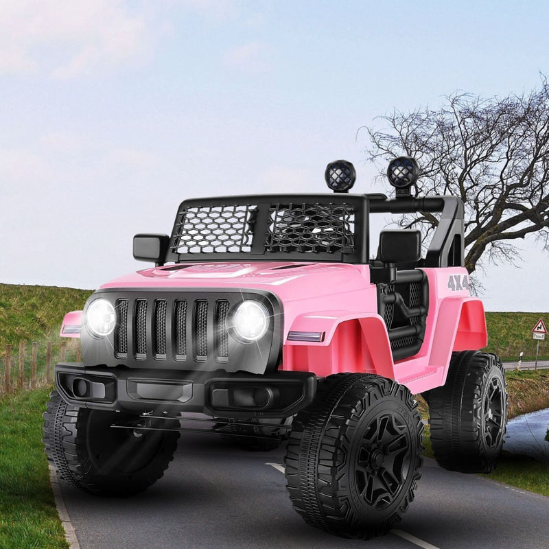 12V Jeep Car with Remote Control, MP3, LED Lights, and AUX/USB - The Perfect Electric Ride On for Kids!