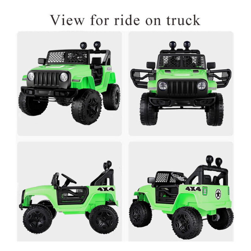 Premium 12V 7Ah Electric Ride-On Jeep for Kids - 2 Seater with Safety Features
