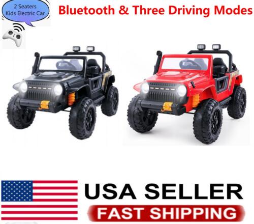 12V Jeep Music Fashion Ride-On Car with Remote Control for Electric Kids