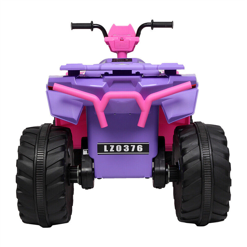 12V Kids ATV Car Ride-On Toy with Bluetooth Music & LED Lights