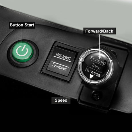 12V Electric Bentley Style Ride On Car for Kids with Remote Control and AUX