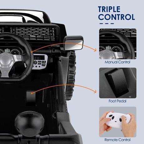 12V Kids Electric Ride On Jeep with Remote Control and 3 Speeds