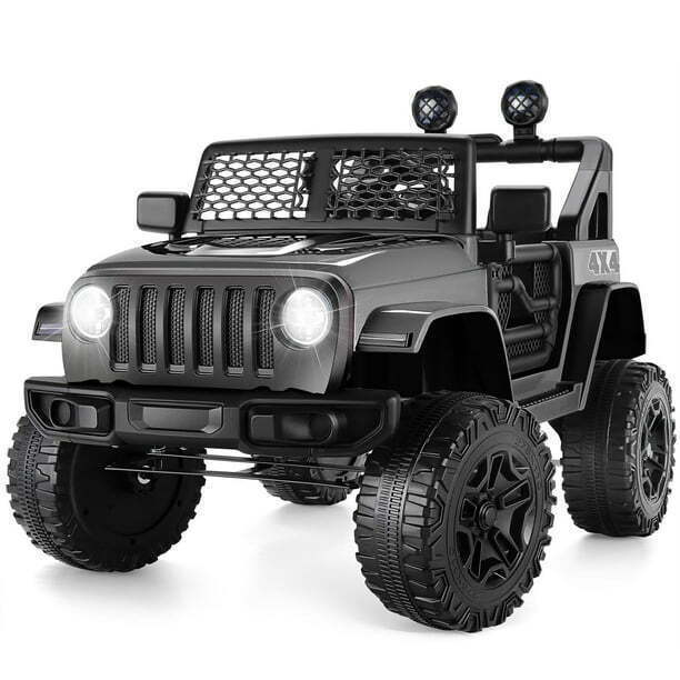 Adventure-Ready 12V Electric Jeep for Kids with Remote Control and 3-Speed Options