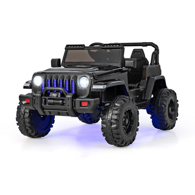 12V Kids Electric Truck Jeep with 2.4G Remote Control - Perfect for Little Drivers!