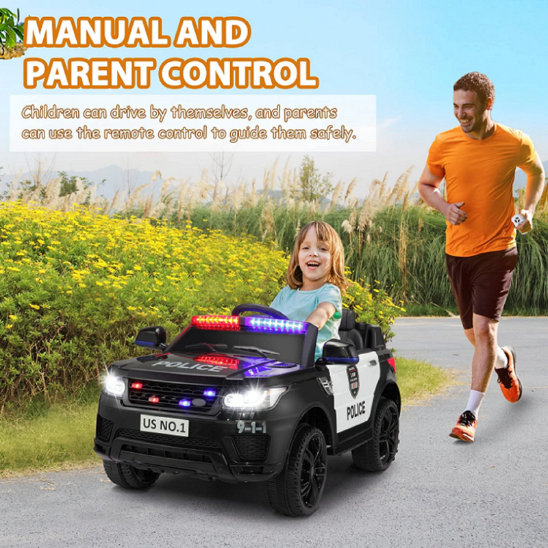 12V Kids Police SUV Ride On with 2.4Ghz Parental Control