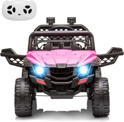 12V Kids Ride On Car Truck with Remote Control and LED Lights - Perfect Xmas Gift for Children
