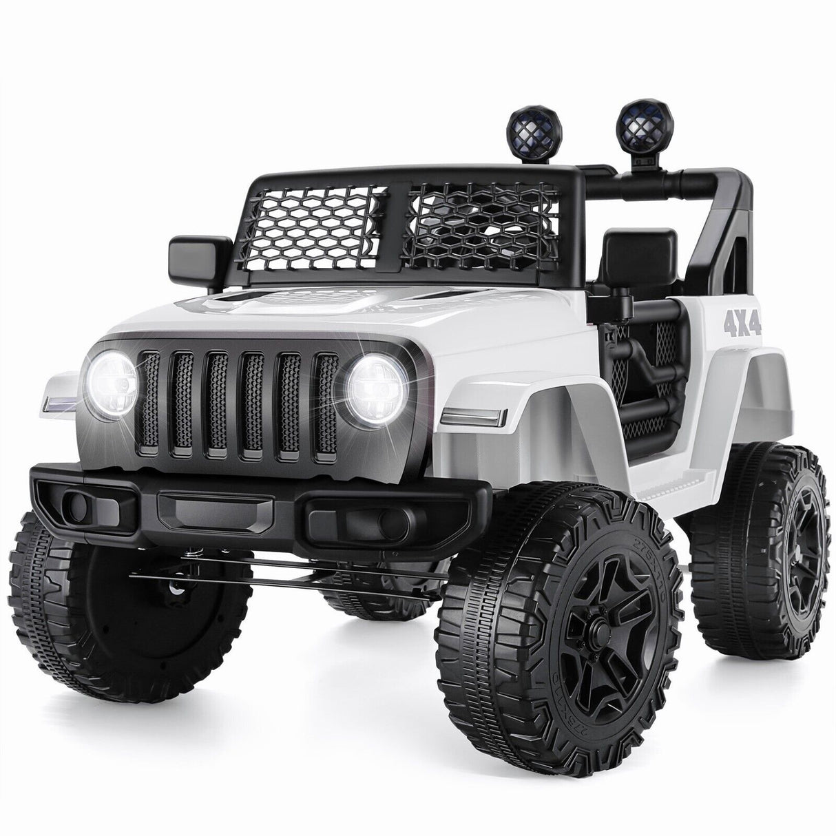 2-Seater 12V Ride-On Truck Toy Car with 2.4G Remote Control for Kids
