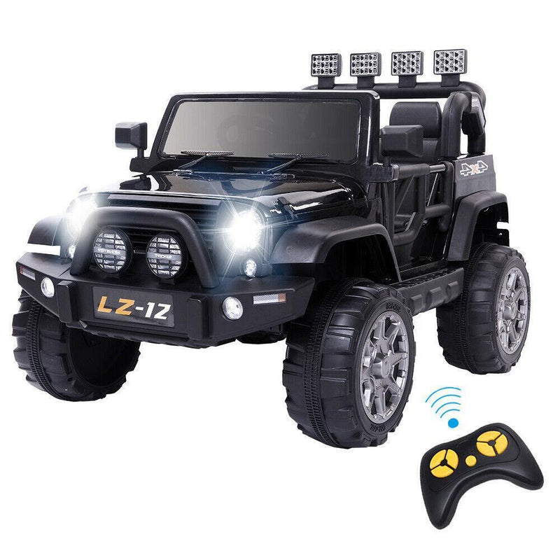 12V Kids Ride On Car with Music, Remote Control, and 3 Speed Options - Perfect Gift for Children