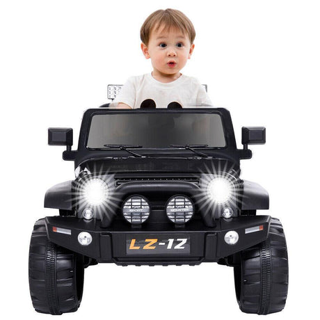 12V Kids Ride On Car with Music, Remote Control, and 3 Speed Options - Perfect Gift for Children
