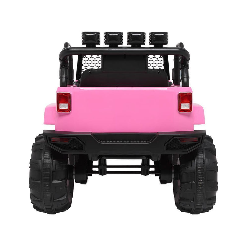 12V Kids Ride on Car with Remote Control, Lights, Music, and Safety Features by LEADZM