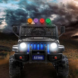 12V Kids Ride On Jeep with Remote Control, USB and Bluetooth Connectivity - Black