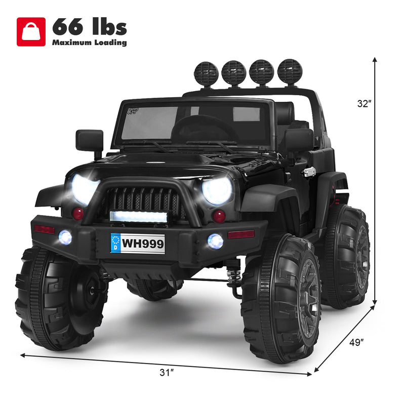 12V Kids Ride on Truck with 2.4GHz Remote Control - Electric Vehicle for Children