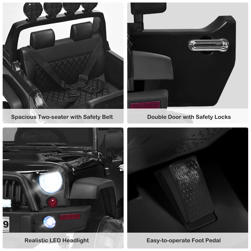 12V Kids Ride on Truck with 2.4GHz Remote Control - Electric Vehicle for Children