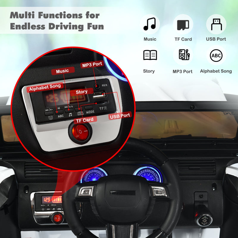 12V Kids Ride on Truck with 2.4GHz Remote Control - Electric Vehicle for Children