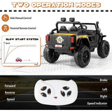 12V Kids Ride-on Truck with Parental Remote Control & LED Lights