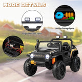 12V Kids Ride-on Truck with Parental Remote Control & LED Lights