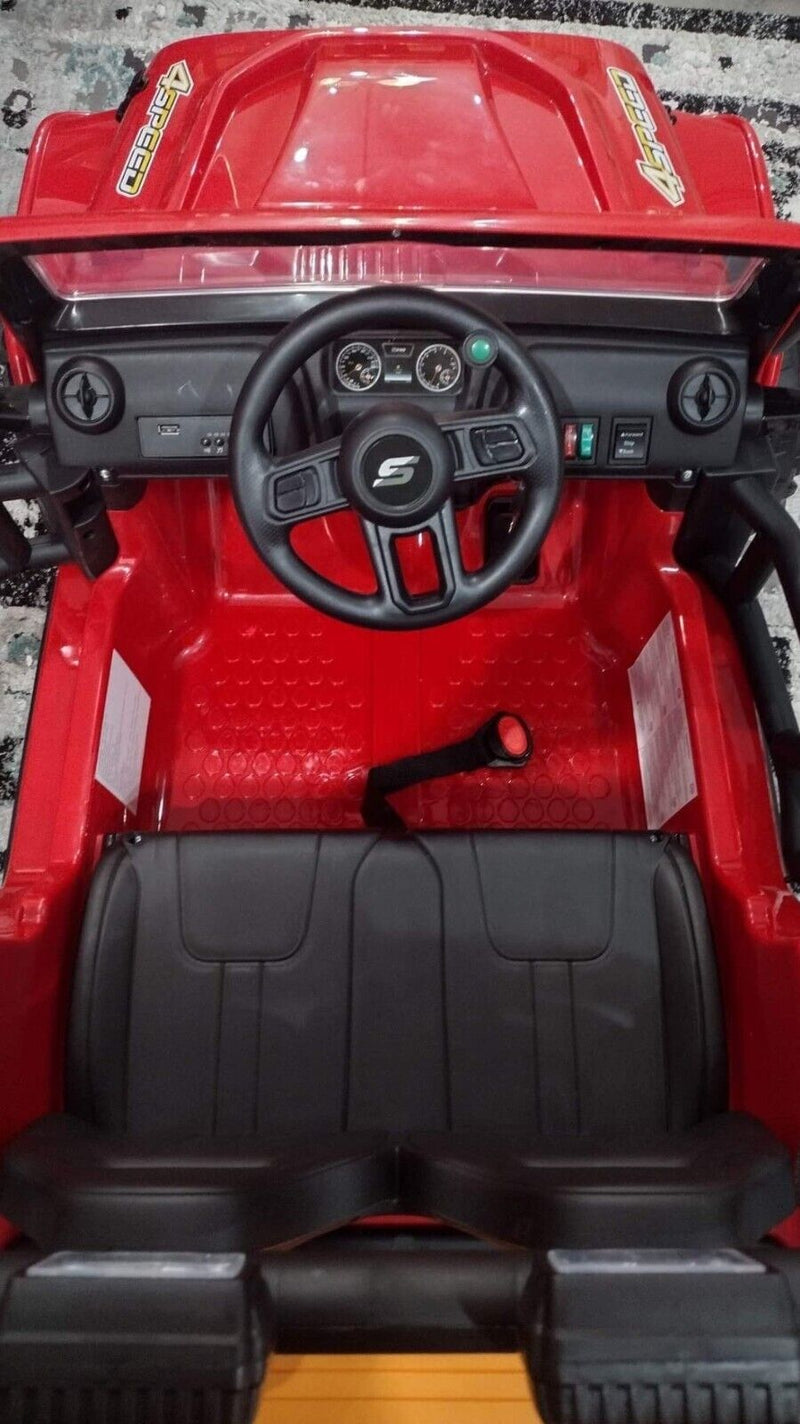 12V Kids Ride-on Truck with Parental Remote Control & LED Lights