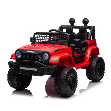 12V Kids Ride-on Truck with Remote Control and LED Lights