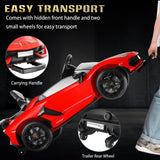 Electric Lamborghini Red Sports Car for Kids - 35W*2 Battery Powered Ride-On
