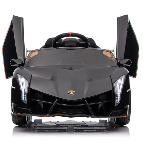 12V Lamborghini Poison Small Dual Drive Sports Car with Remote Control - 4.5AH Battery