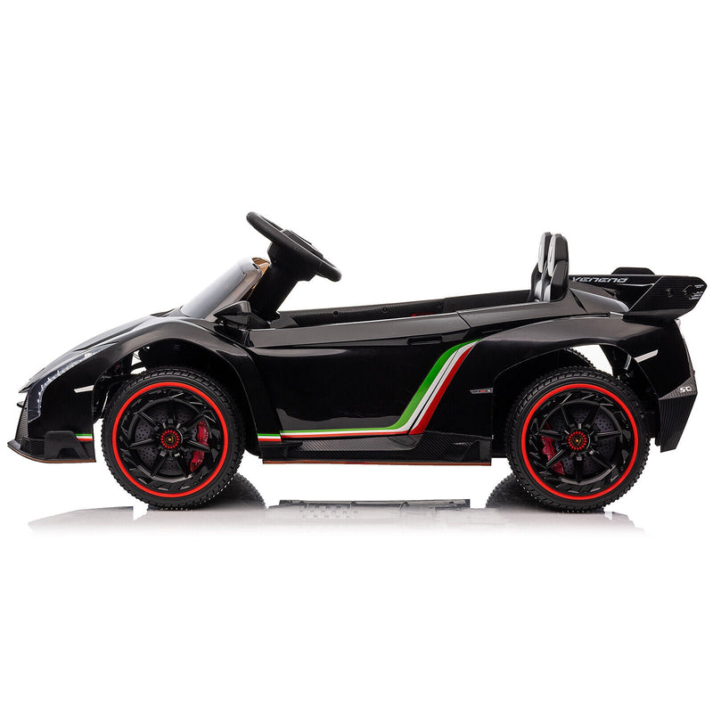 12V Lamborghini Poison Small Dual Drive Sports Car with Remote Control - 4.5AH Battery