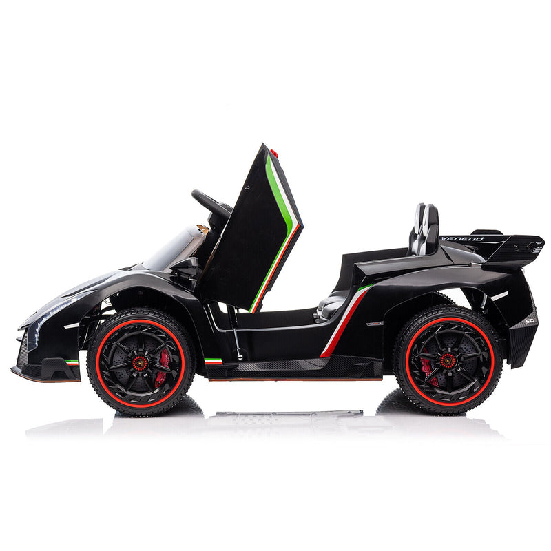 12V Lamborghini Poison Small Dual Drive Sports Car with Remote Control - 4.5AH Battery