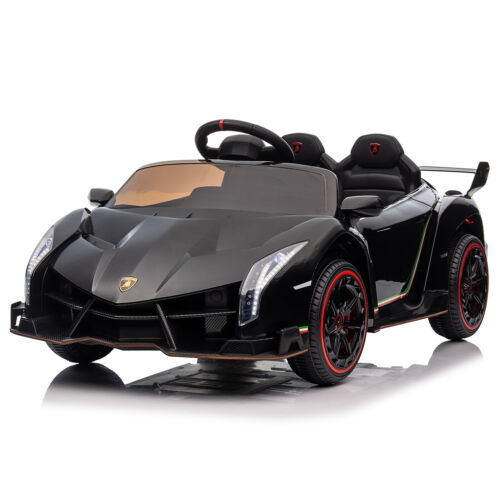 12V Lamborghini Poison Sports Car with Remote Control - Dual Drive and 4.5AH Battery