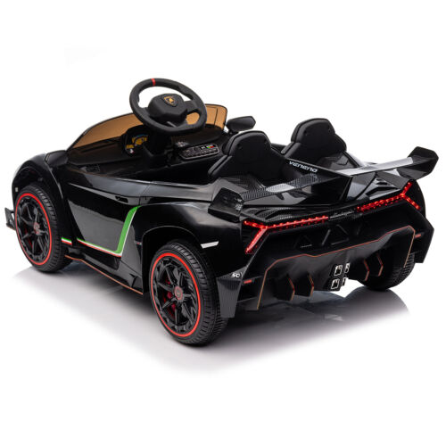 12V Lamborghini Poison Sports Car with Remote Control - Dual Drive and 4.5AH Battery