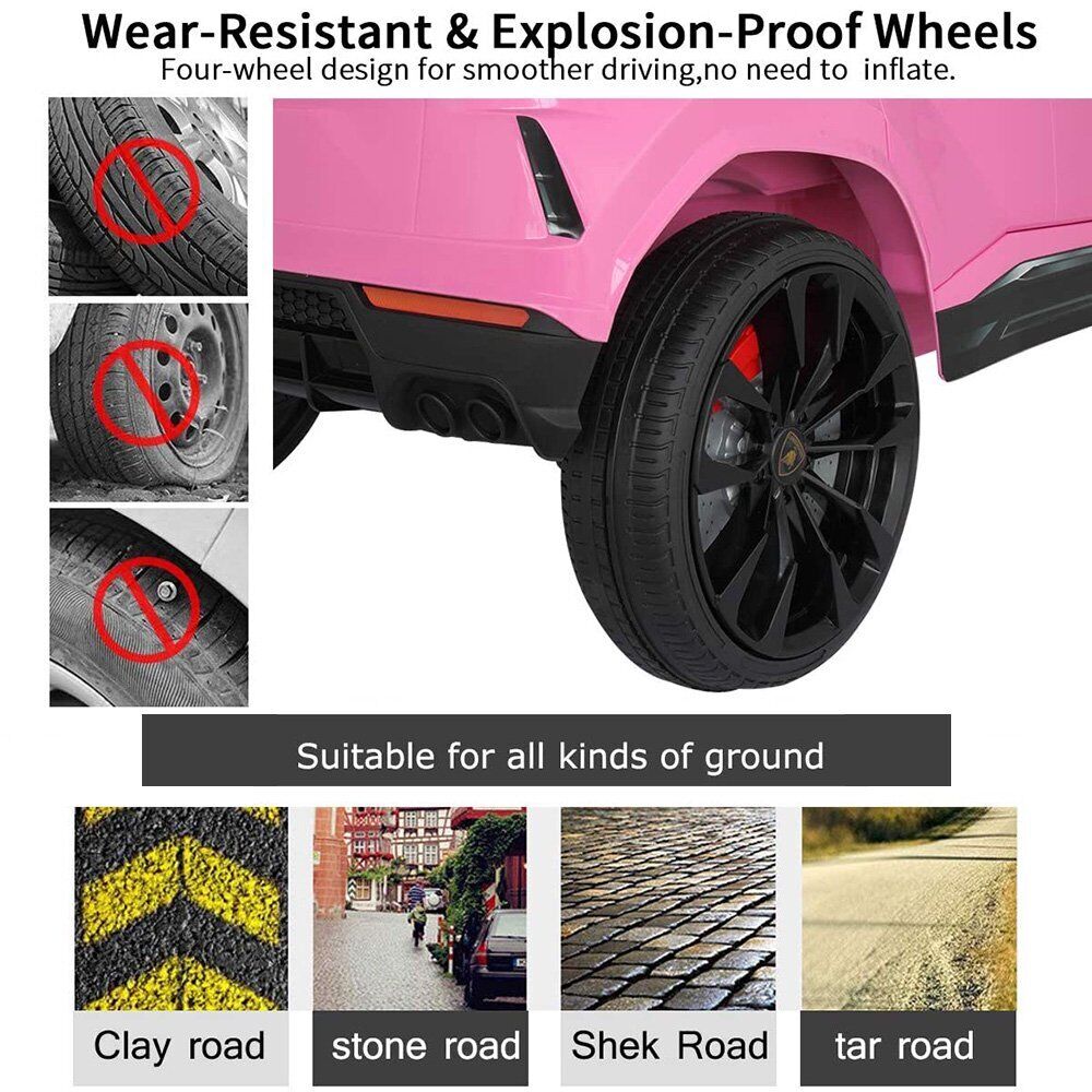 12V Lamborghini Ride-On Cars with Remote Control - Available in Various Colors
