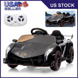 12V Lamborghini Veneno Ride On Car with Remote Control and Music - Perfect Electric Toy Gift for Kids