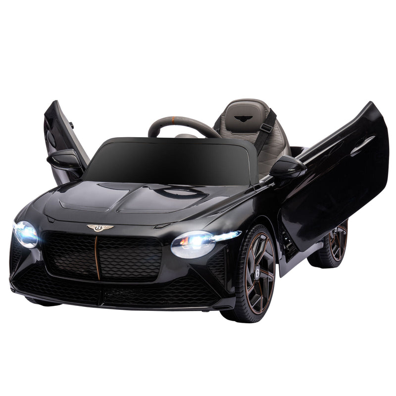 12V Licensed Bentley Bacalar Kids Ride on Car with Butterfly Doors in Black