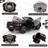 12V Licensed Bentley Electric Ride-On Car for Kids with Remote Control and 4 Wheels