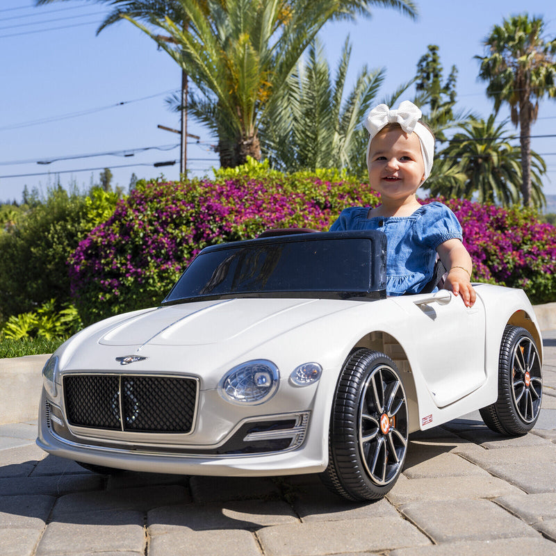 Licensed Bentley Style Electric Ride-On Car for Kids with Remote Control - 12V