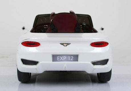 12V Licensed Bentley Style Electric Ride-On Car with LED Lights and Remote Control for Kids