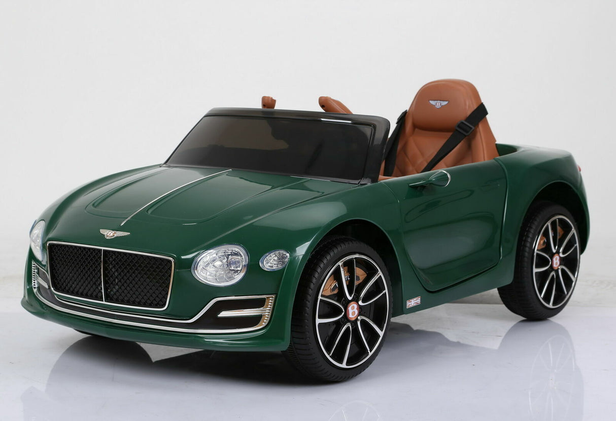 12V Licensed Bentley Style Electric Ride-On Car with LED Lights and Remote Control for Kids