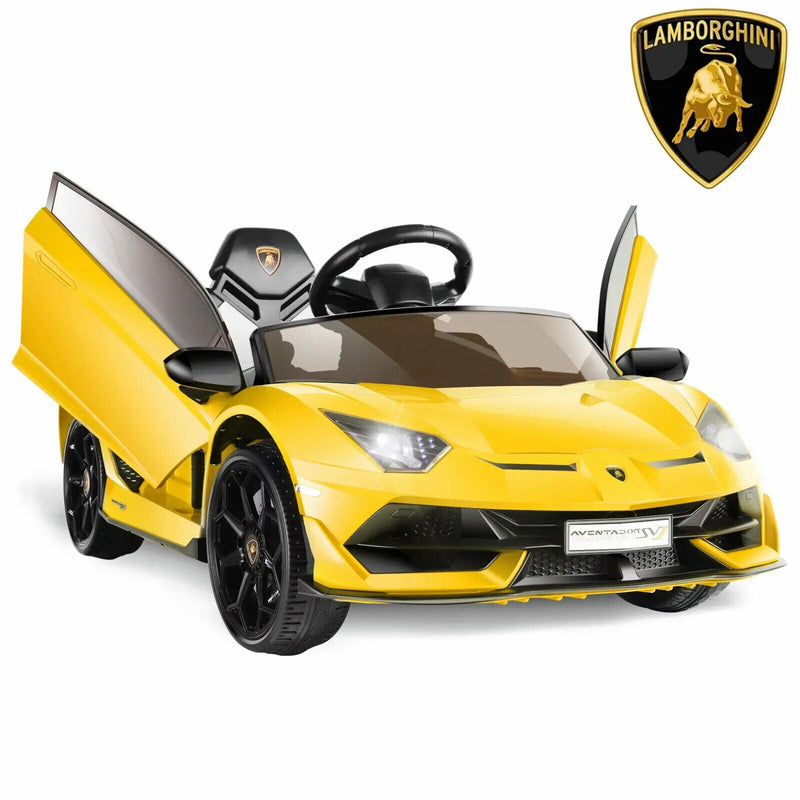 12V Licensed Lamborghini Aventador SVJ Electric Ride-On Car for Kids
