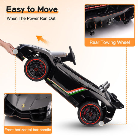 2-Seater 12V Licensed Lamborghini Kids Ride On Car: The Perfect Electric Vehicle for Young Drivers