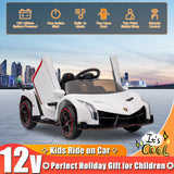 12V Licensed Lamborghini Electric Ride-On Car for Kids - Battery Powered Toy Vehicle