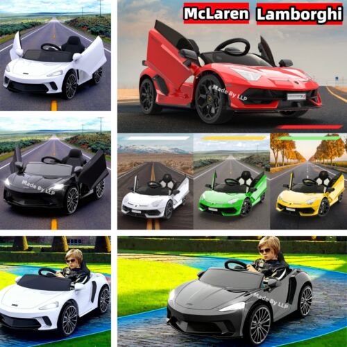 12V Licensed Lamborghini/McLaren Kids Ride On Car with Remote Control - Electric Gift for Children