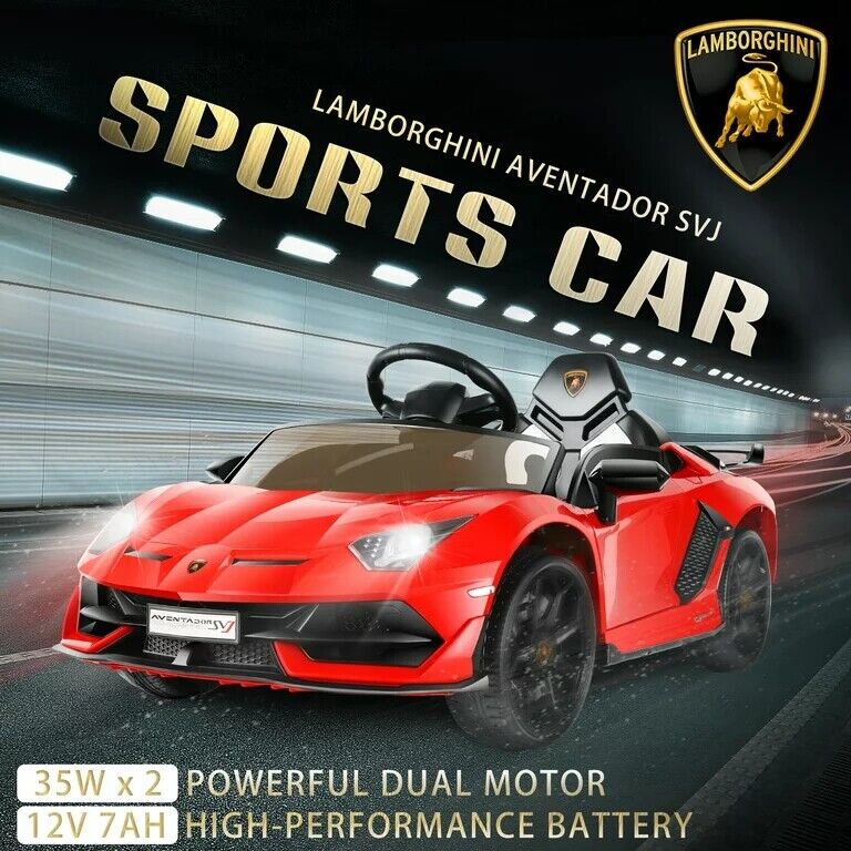 12V Licensed Lamborghini Ride on Car for Kids with Remote Control, MP3, AUX & USB??